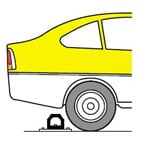 Polymax Kerbing for carparks to be used a bumper and buffer